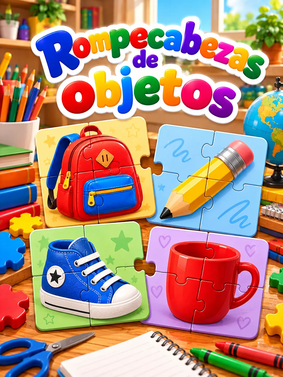 Portada de Rompecabezas de objetos