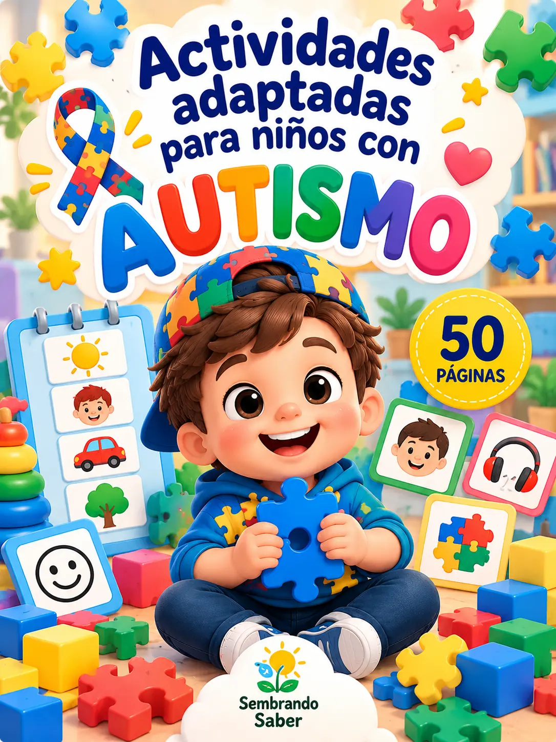 Portada de Actividades adaptadas para niños con autismo