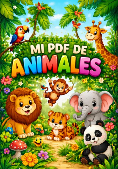 Portada de Une las partes de los animales