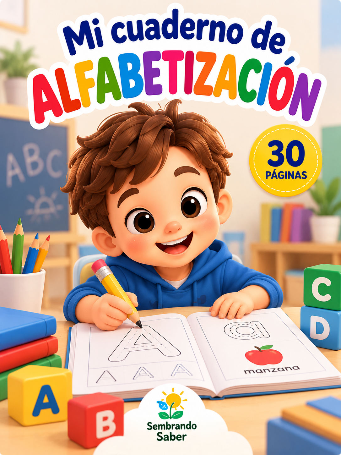 Portada de Mi cuaderno de alfabetización